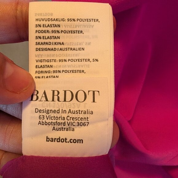 NEW w/tags Zorianna midi dress in pink shock  8/M (comes a little narrow) - Picture 5 of 11